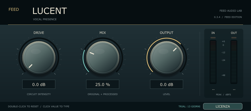 FEED Lucent plugin interface